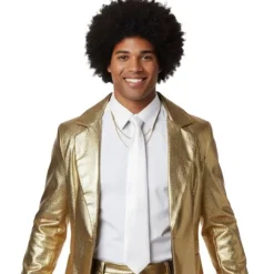 Cravate à sequins en polyester - Couleur au choix