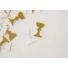 20 décorations de table à parsemer - Calice - Blanc et Or