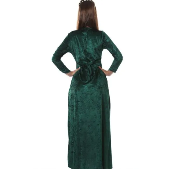 Déguisement de Dame Médiévale Verte pour femme - Taille au choix