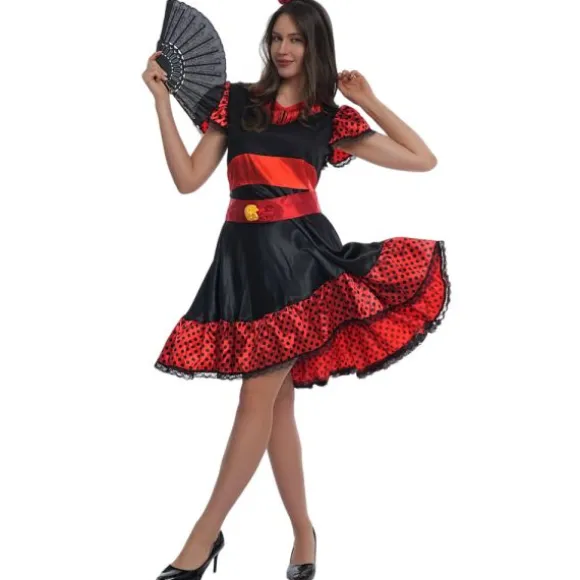 Déguisement de Danseuse de Flamenco Espagnole pour femme - Taille au choix