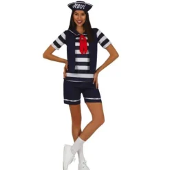 Déguisement de Marin 80's pour femme - Taille au Choix