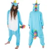 Déguisement Kigurumi Licorne bleue - Taille M