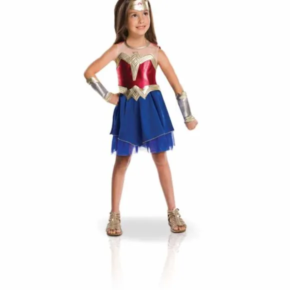 Déguisement Wonder Woman Enfant - Robe et accessoires - Taille au choix