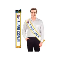 Echarpe Mister Super Copain Bleue