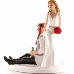 Figurines pour gâteau de mariage - Marié ivre