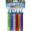 6 fontaines de fête colorées - 50 secondes