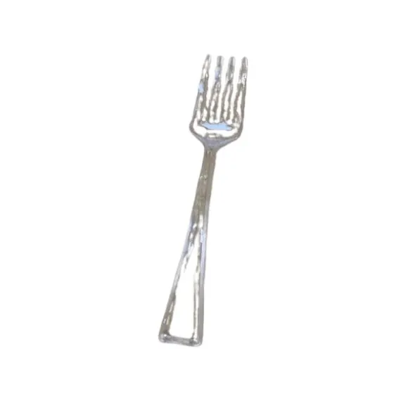 25 fourchettes à verrines en plastique - 10 cm