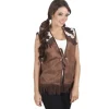 Gilet de Cowboy Femme Marron - Taille M