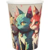 10 gobelets en carton FSC® - 270 ml - Collection Manga