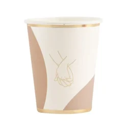 8 gobelets en carton FSC® - 255 ml - Collection Bella Terra