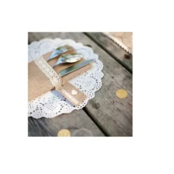6 Grands Napperons Papier Dentelle
