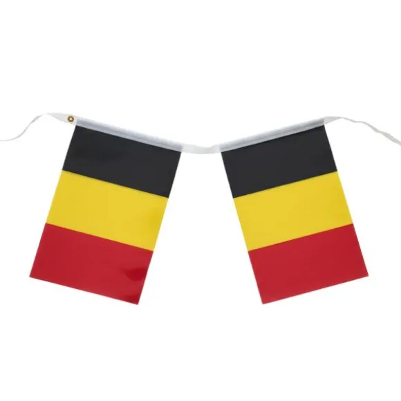 Guirlande de drapeaux de la Belgique - 5 m