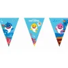 Guirlande de fanions en carton FSC® - Baby Shark™ - 2,3 m
