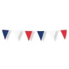 Guirlande de fanions en PVC - 10 m - France Tricolore