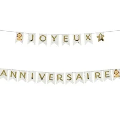 Guirlande "Joyeux Anniversaire" - 4,5 m - Lion