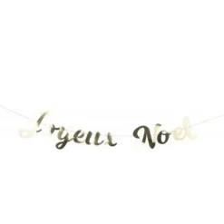 Guirlande Joyeux Noël – Or – 1M40