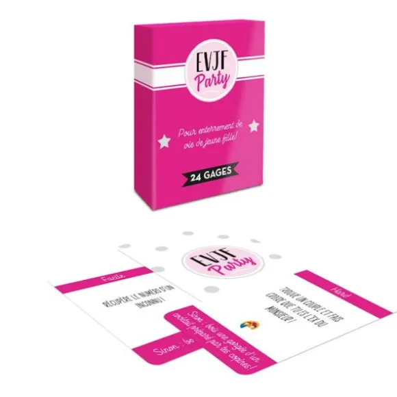 Jeu de cartes - 24 gages - Enterrement de Vie de Jeune Fille