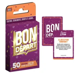 Jeu de cartes "50 questions pour ton départ en retraite" pour départ à la retraite