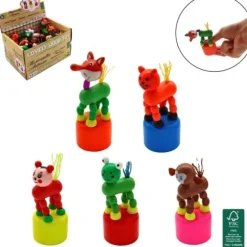 Jeu en bois - Danseur - Animaux - Modèle Aléatoire