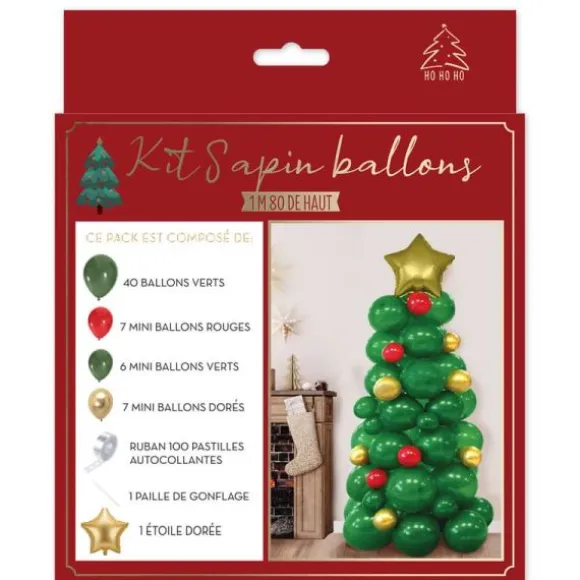 Kit Ballons - Sapin de Noël - 180 cm