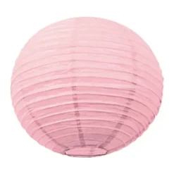 Lanterne japonaise en papier rose vintage - 35 cm