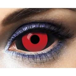 Lentilles Fantaisie - Sclera Rouge et Noir - Tokyo Ghoul - 1 an - (Sans correction)
