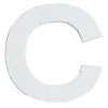 Lettre C en Bois Blanc - 5 cm