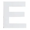 Lettre E en Bois Blanc - 5 cm