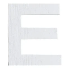 Lettre E en Bois Blanc - 5 cm