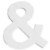 Lettre & en Bois Blanc - 5 cm
