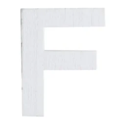 Lettre F en Bois Blanc- 5 cm