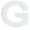 Lettre G en Bois Blanc  - 5 cm