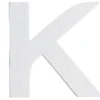 Lettre K en Bois Blanc - 5 cm