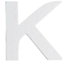 Lettre K en Bois Blanc - 5 cm