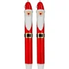 Lot de deux bougies Père Noël - 25cm