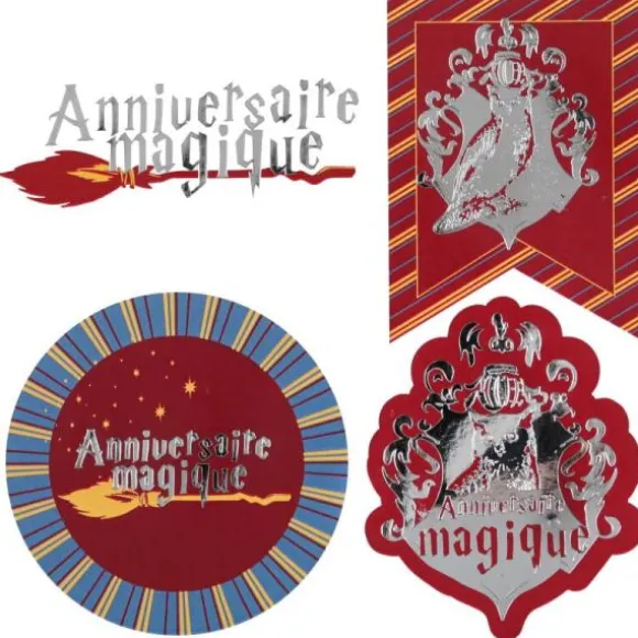 Lot de 16 stickers - Sorcier