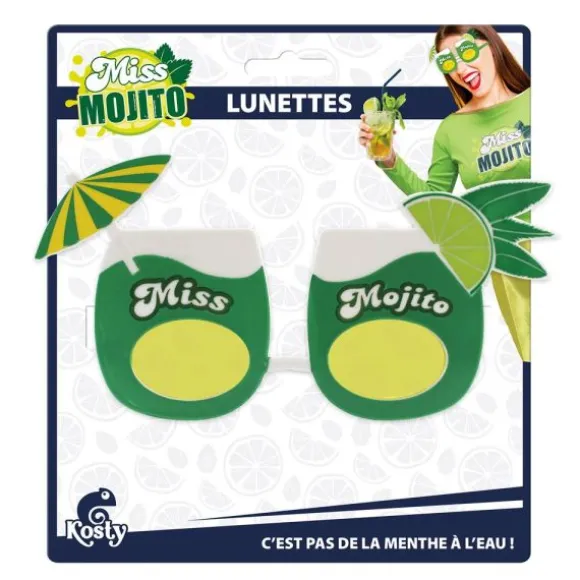 Lunettes humoristiques "Miss Mojito"