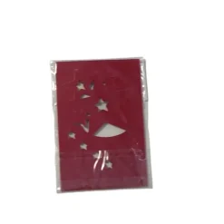 6 marque-places en forme d'étoile - 12 x 8 cm - Noël