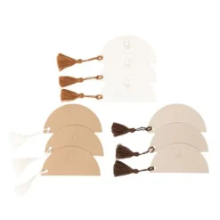 9 marque-places en papier FSC® - 8 x 4 cm - Collection Bella Terra