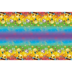 Nappe en Plastique - Emoji Rainbow