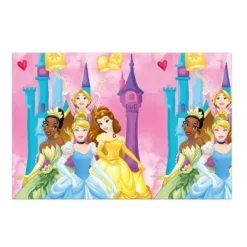 Nappe en plastique - 120 x 180 cm - Princesses Disney