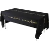 Nappe en polyester - Nouvel An - 142 x 256 cm - Collection Bonne Année Golden - Couleur au choix