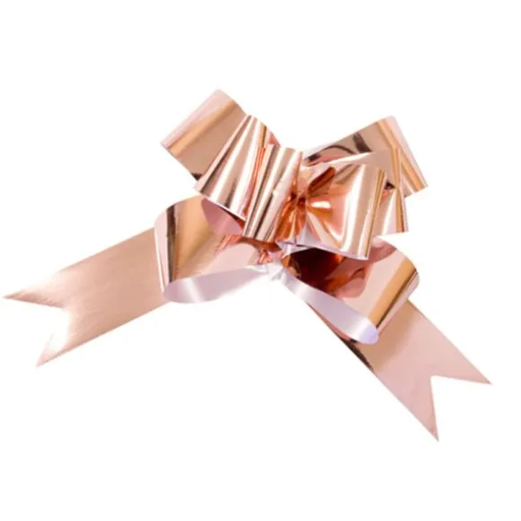 2 Nœuds à tirer - Rose Gold Métallisé - 15 cm