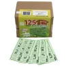 Pack 125 Cartons Rigides de Loto - Vert