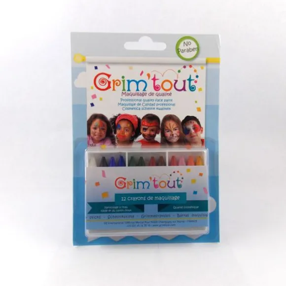 Pack 12 crayons de maquillage Grim'tout