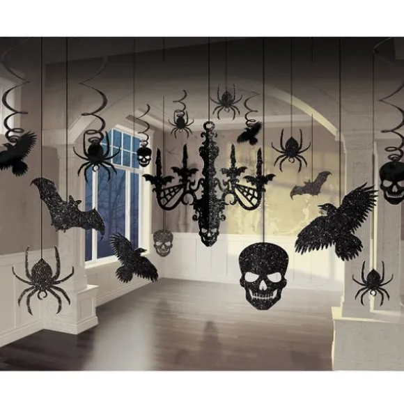 Pack de décorations suspendues - Collection "Black and Bone"