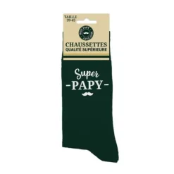 Paire de chaussettes - Super Papy - Collection Mon Papy