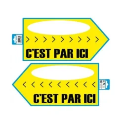 Panneau Flèche Directionnelle - Jaune