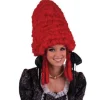 Perruque de Marquise Pompadour - Rouge