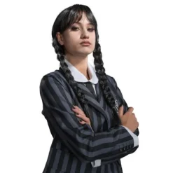Perruque de Mercredi ® Addams pour adulte